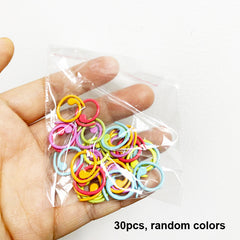 100pcs Zinc Alloy Knitting Stitch Markers Multicolor Crochet Stitch Lock