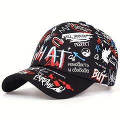 Random Pattern Graffiti Hipster Baseball Cap