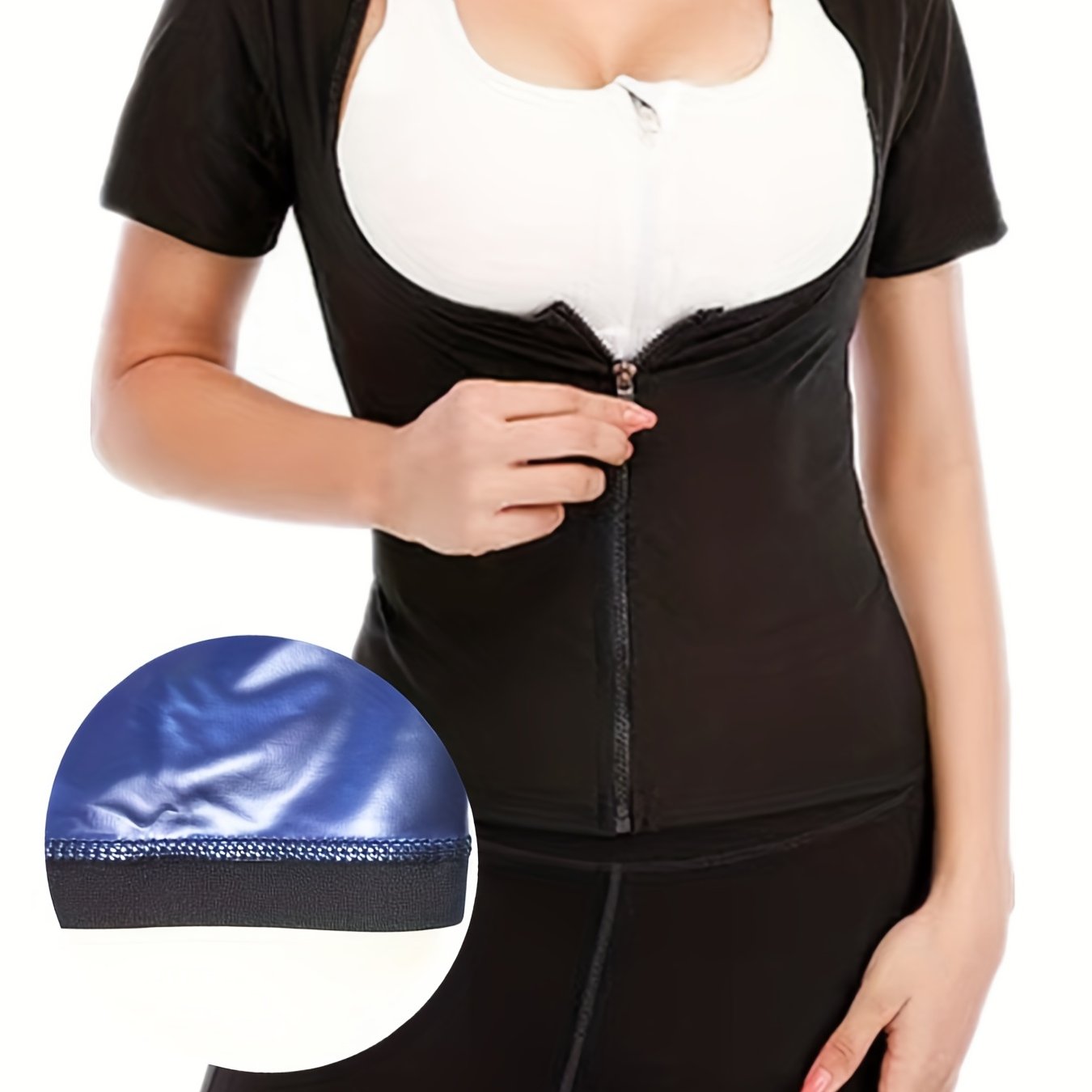 Sauna Shirt Body Shape Weight Loss Fitness Top For Women