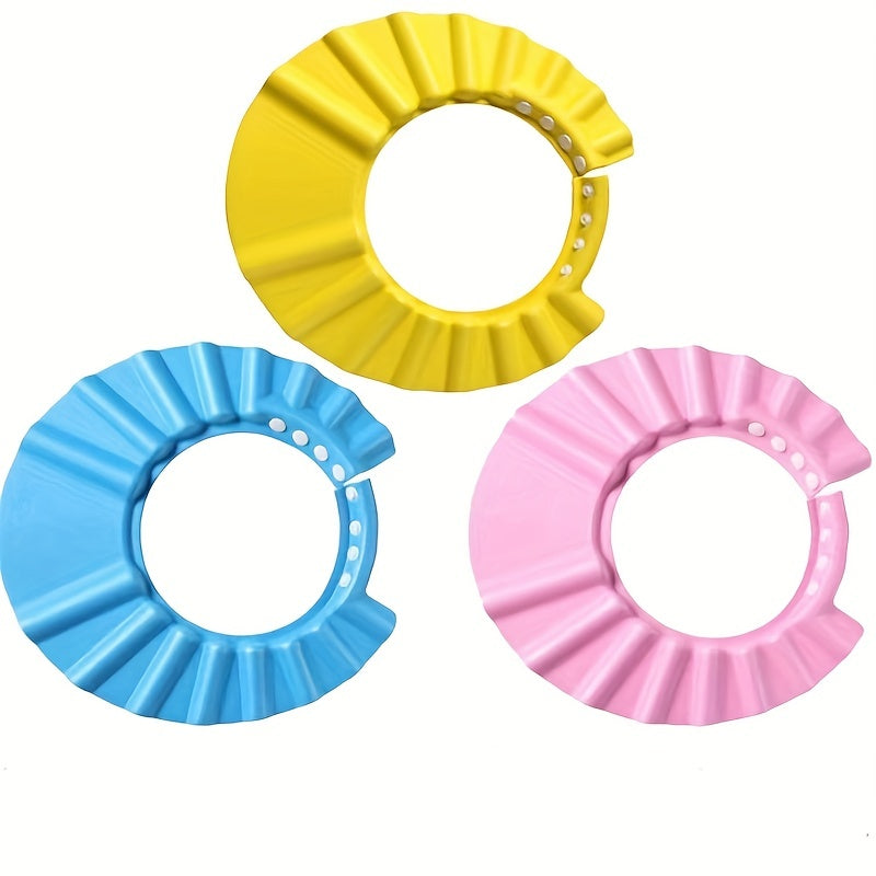 Adjustable Baby Shower Cap for Boys - Toddler Bath Shampoo Hat