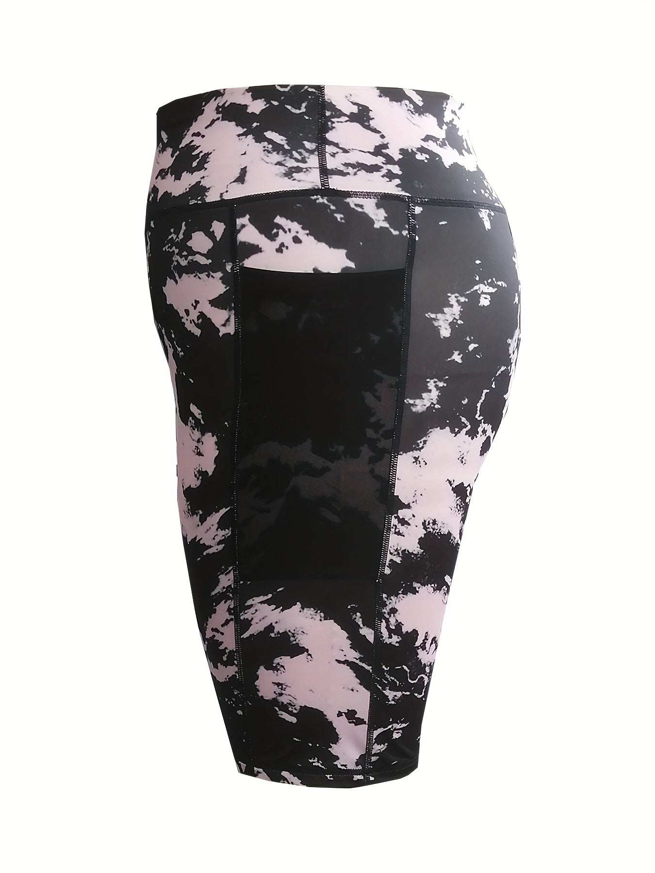 Tie Dye High Rise Waist Skinny Shorts