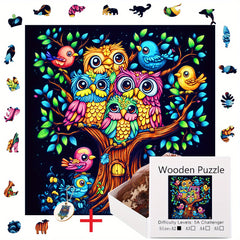Tree Owl Hot Wooden Puzzle for Age 3+