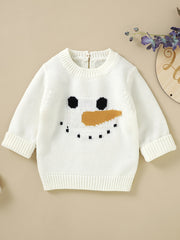 Christmas Baby Sweater Kids Pullover Top Long Sleeve