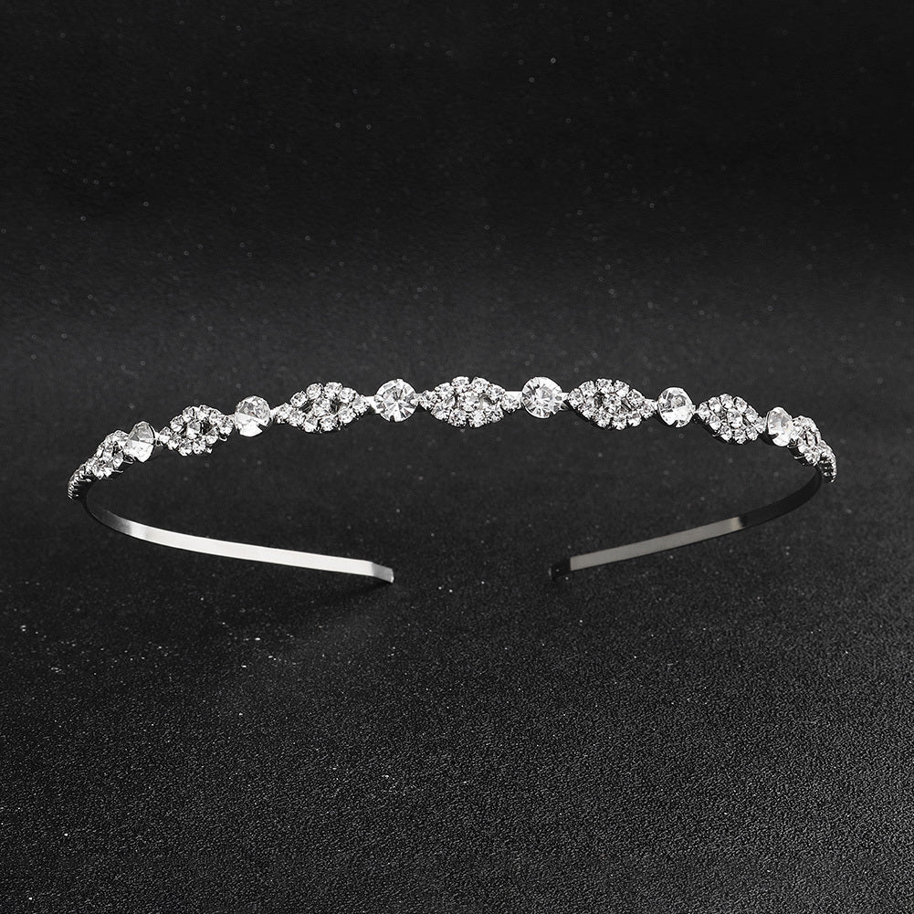 Rhinestone Crown Headband Party Decor Princess Tiara Wedding Birthday