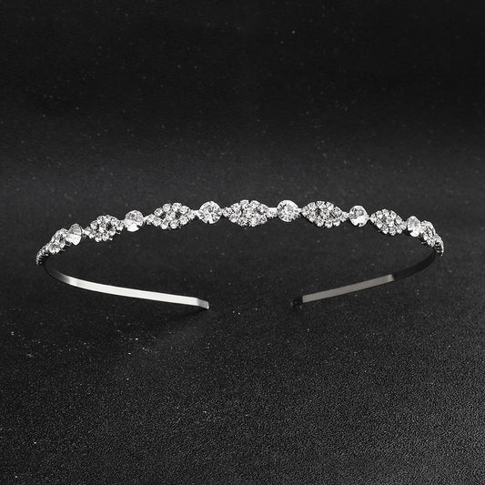 Rhinestone Crown Headband Party Decor Princess Tiara Wedding Birthday