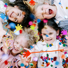 24pcs Glitter Sticky Hands for Kids Sensory Fidget Toy