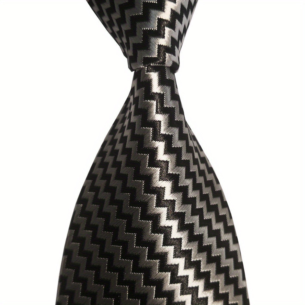 Men's Striped Plaid Tie Necktie