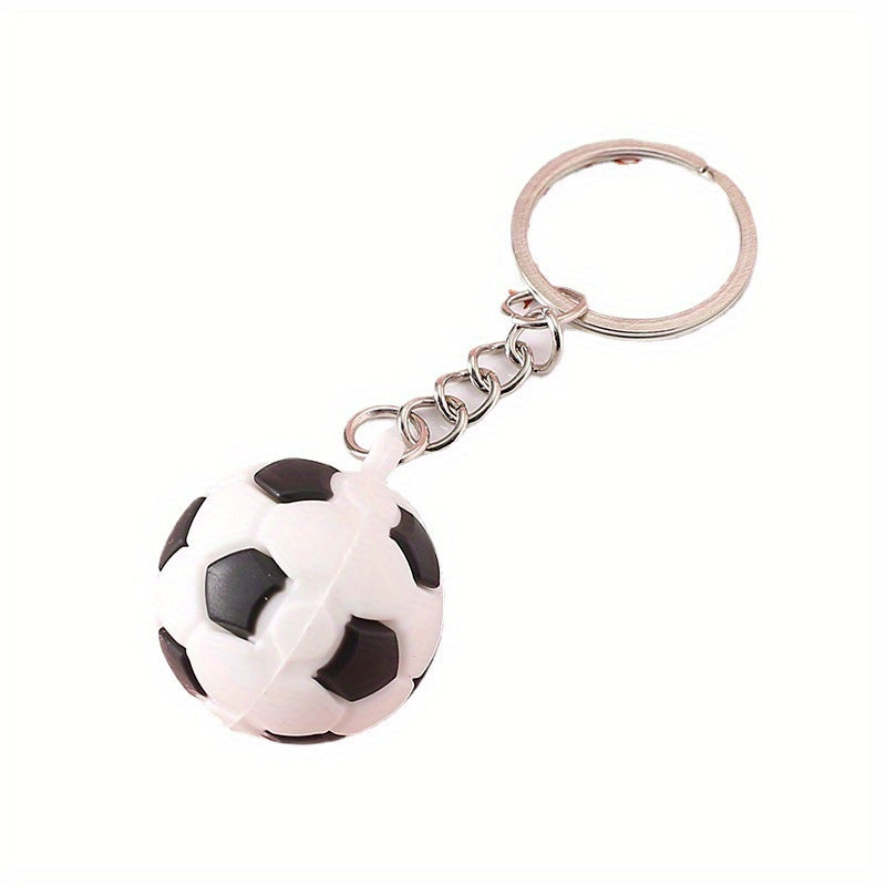 Kids Sports Keychain Set Football Soccer Basketball Tennis Creative Cartoon Gift