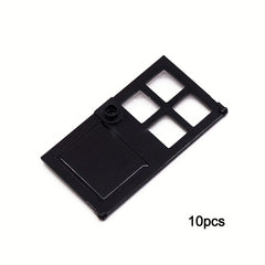 10pcs 1x4x6 Lattice Leaf Door Building Blocks Toy Construction