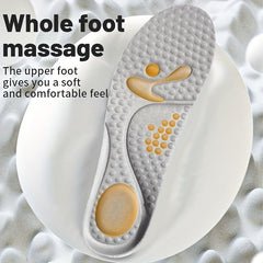 Memory Foam Insoles Breathable Shock Absorption for Sport Running Feet