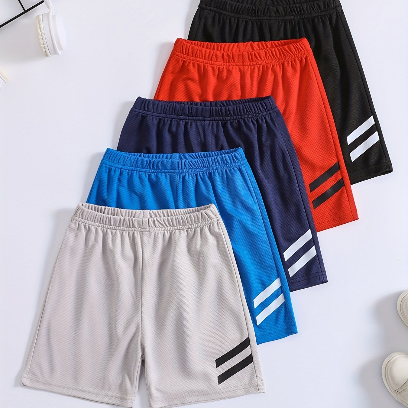 Boys & Girls Mesh Quick Dry Basketball Shorts with Pockets