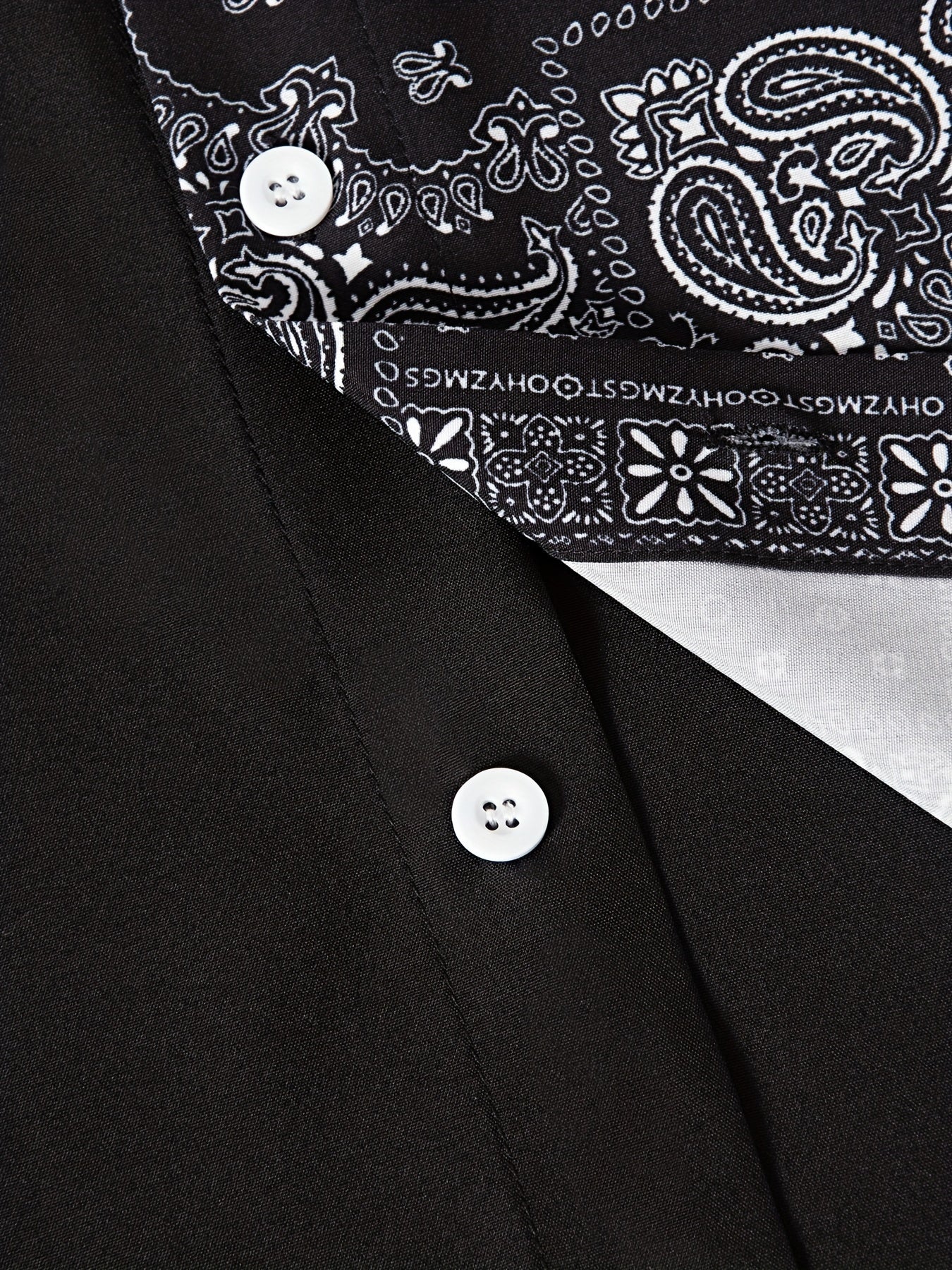 Men's Retro Flower Print Short Sleeve Shirt