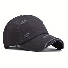 Solid Retro Dad Hat Baseball Cap Men's And Women's All Match Sports Cap