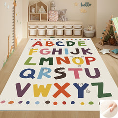 Educational Alphabet Rug for Living Room