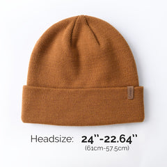 Knitted Hat Beanie For Men Women Cuffed Plain Skull Hat