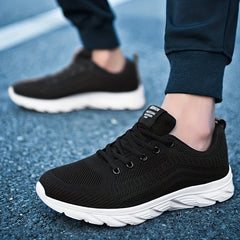 Men's Lightweight Knitted Casual Shoes for Travel Hiking