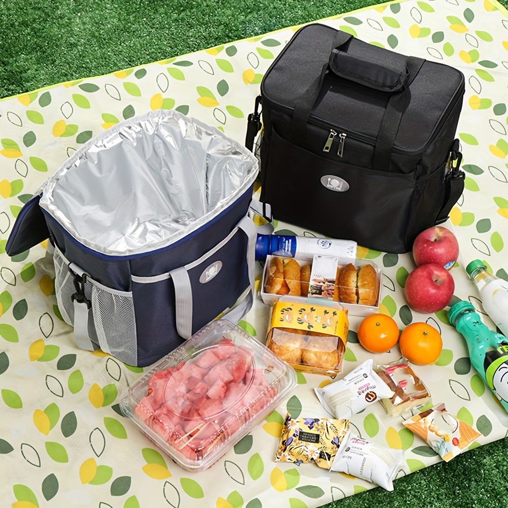 Portable Insulated Bag Large Capacity Aluminum Foil Lunch Box Bag
