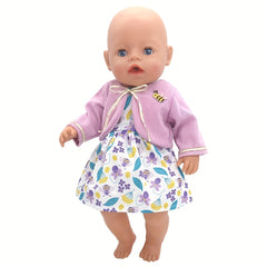 Dress Fits 18 inch Doll 17 inch Reborn Clothes 40 Doll Accessories