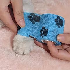2Pcs Self Adhesive Bandage Wrap Tape for Pets Dogs Cats Horses