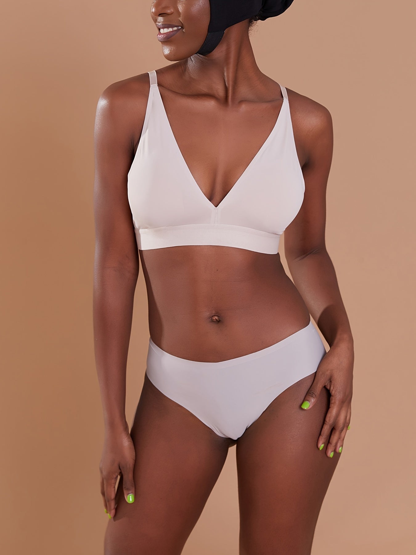 Soft & High Elastic Plain Push Up Sports Bra Comfort Strap Adjustable