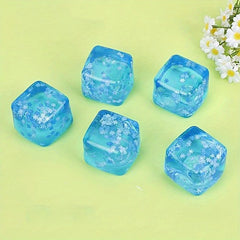 Slow Rebound Maltose Sensory Toy Frosted Snowflake & Ice Crystal TPR Squishy Han