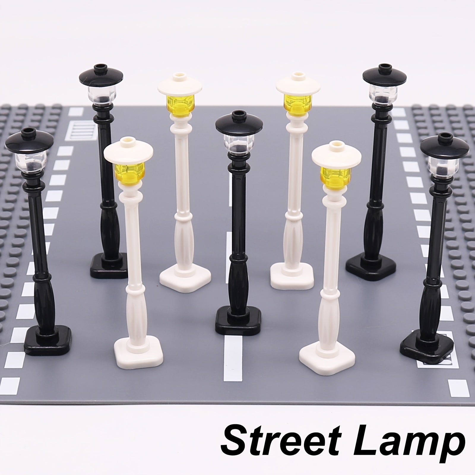 57pcs Traffic Building Bricks Set: Road Sign & Traffic Light Construction Kit