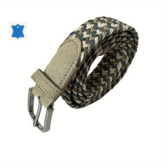 Multicolored Suede Elastic Belt for Boy Girl Youth