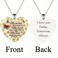 Romantic Love Heart Crystal Pendant Necklace Women's Jewelry