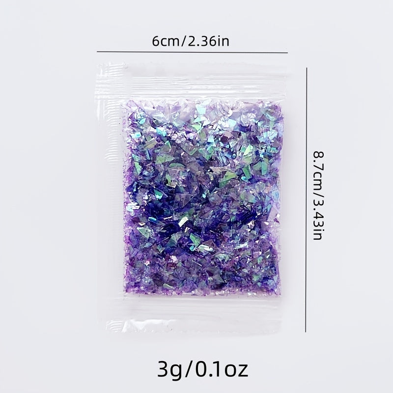 11 Colours Crystal Drops Glitter Sequins Flakes DIY Epoxy Resin Mold
