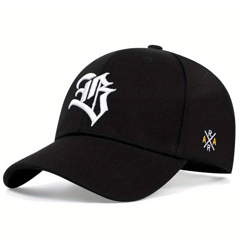 Goth B Embroidery Baseball Cap Casual Sports Hat Unisex Dad Hats