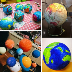 Craft Foam Balls for Christmas Ornaments and Modeling