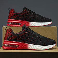 Men's Ombre Lace up Sneakers Athletic Shoes Air Cushion