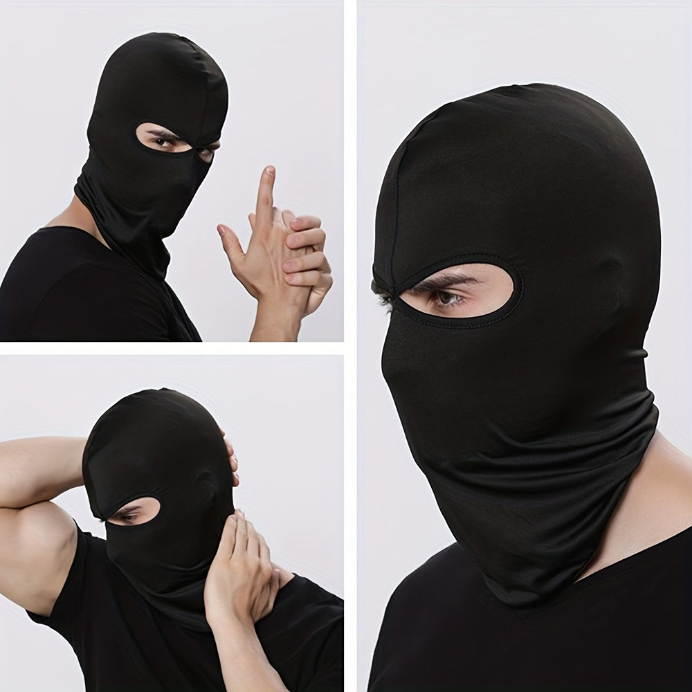 2 Hole Full Face Balaclava Mask Windproof Neck Warmer