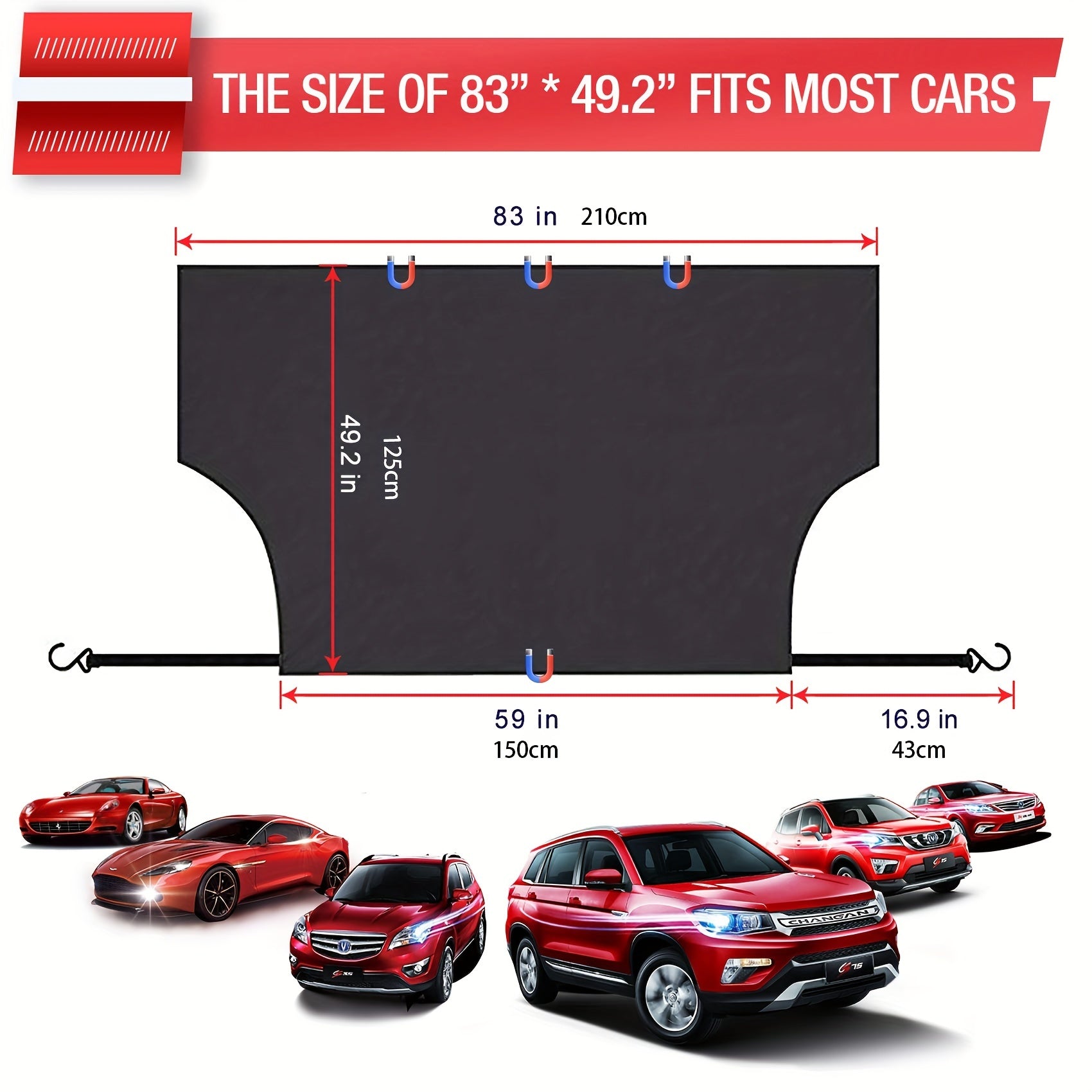 Car Front Windshield Protective Cover Anti-frost Shield