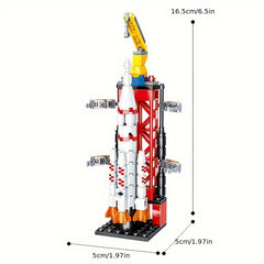 Engineering Vehicle Tank Space Battleship Military Series Puzzle Toy
