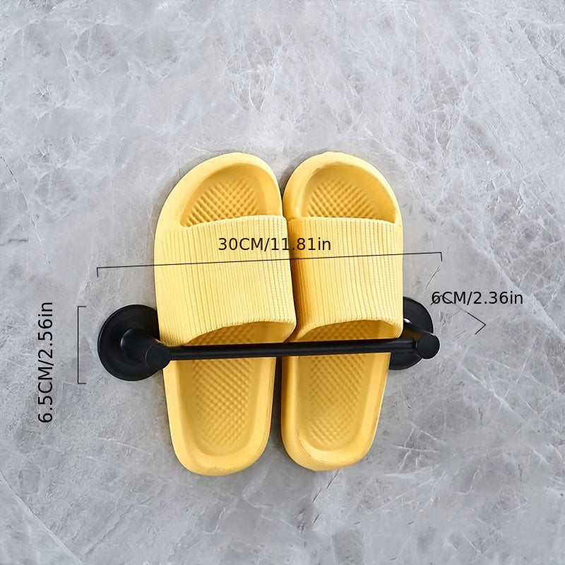Bathroom Punching Slipper Rack Wall Mounted Bathroom Storage Rack