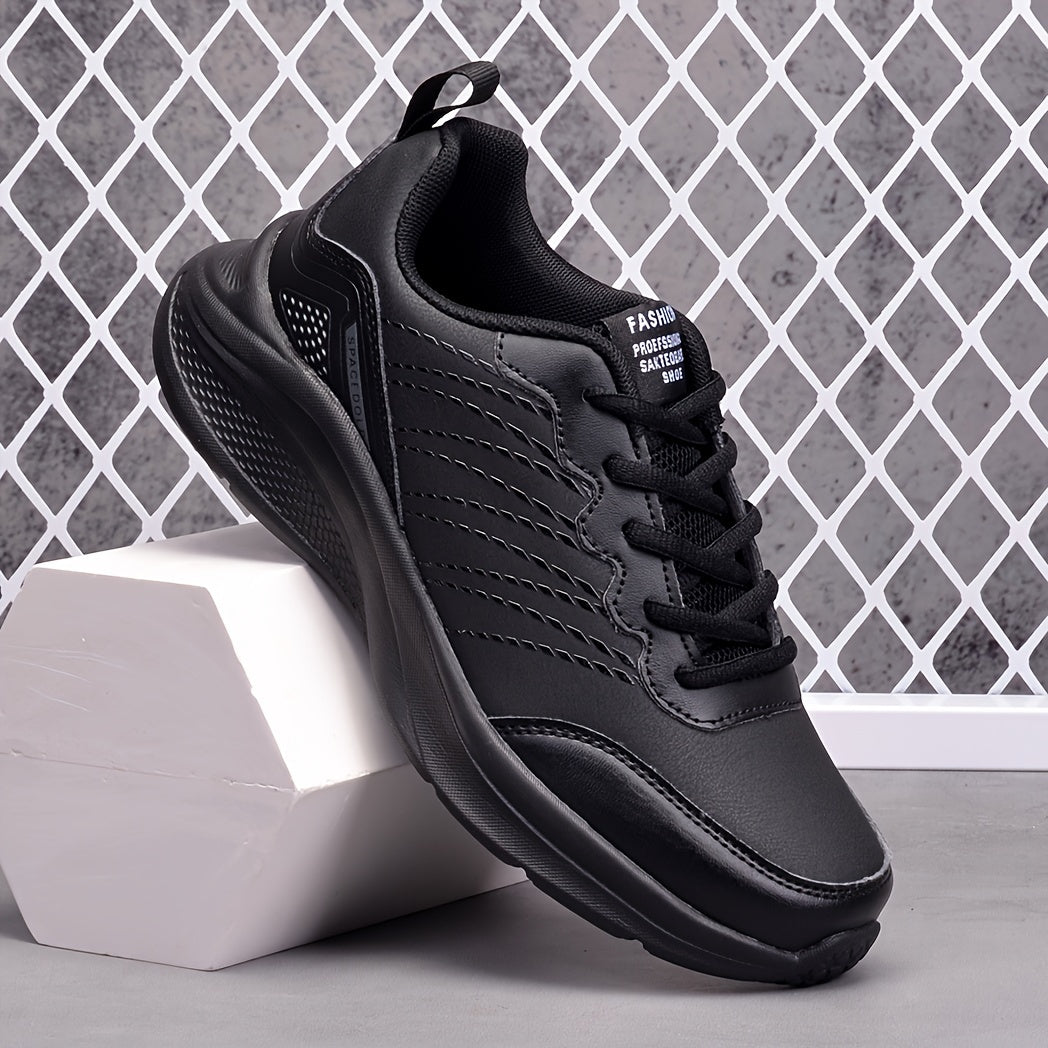 Women's Lace-up Non-slip Athletic Running Shoes Waterproof & Shockproof Sneakers