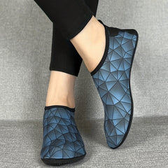 Women's Geometric Pattern Water Shoes Lightweight Barefoot Beach Shoes