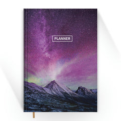 Undated Weekly & Monthly Planner Hardcover Organizer Notebook Achieve Goals