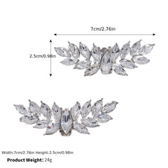 Crystal Shoe Buckles Rhinestone Shoe Clips DIY Shoe Decoration