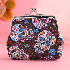 Skull Coin Purse Bag Wallet Key Bag Birthday Gift Hasp Money Bags