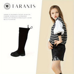 TARANIS Lace Up Boots For Girls Lightweight Non Slip Boots