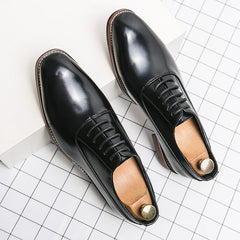 Men's Pointed Toe Dress Shoes Oxford Shoes Classic Formal Shoes