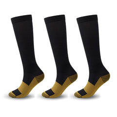 3 Pairs Compression Socks 15-20mmHg for Enhanced Blood Flow