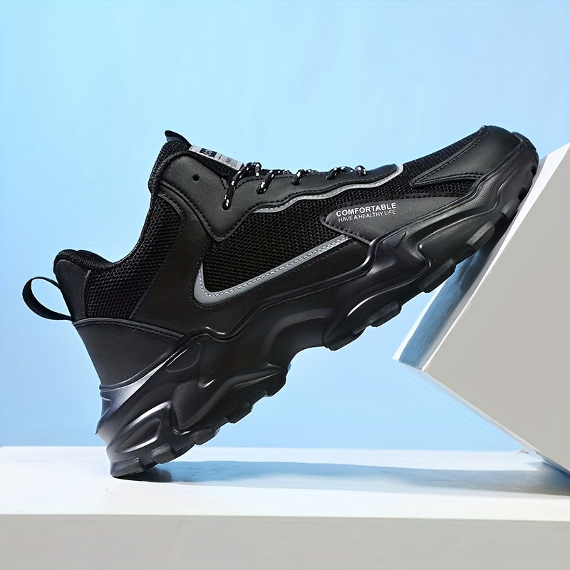 Men's Mesh Breathable Lace-up Lightweight Shoes Outdoor Comfy Shoes