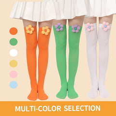 Floral Accessories Over The Knee Socks Women's Stockings