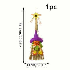 Witch Broom for Kids Halloween Role Play Props