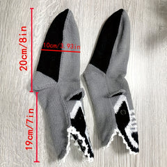 Wolf Socks Comfy & Warm Mid Tube Women Stockings Hosiery