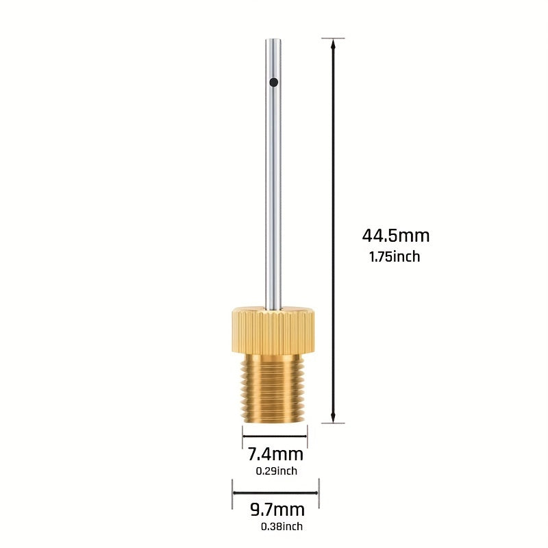 4pcs Brass Inflating Needles Heavy Duty Air Pump Needles for Balls