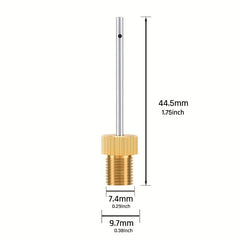 4pcs Brass Inflating Needles Heavy Duty Air Pump Needles for Balls